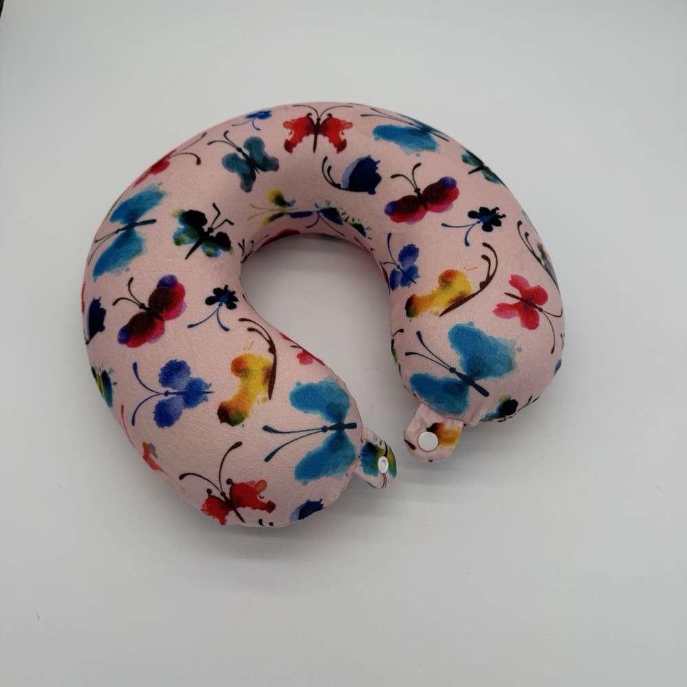 Bookishbunny Butterfly Travel Neck Pillow U Shaped NWOT Soft Support